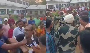 Polling Personnel Hassled during East Tripura Lok Sabha Poll : Video Viral on Social Media